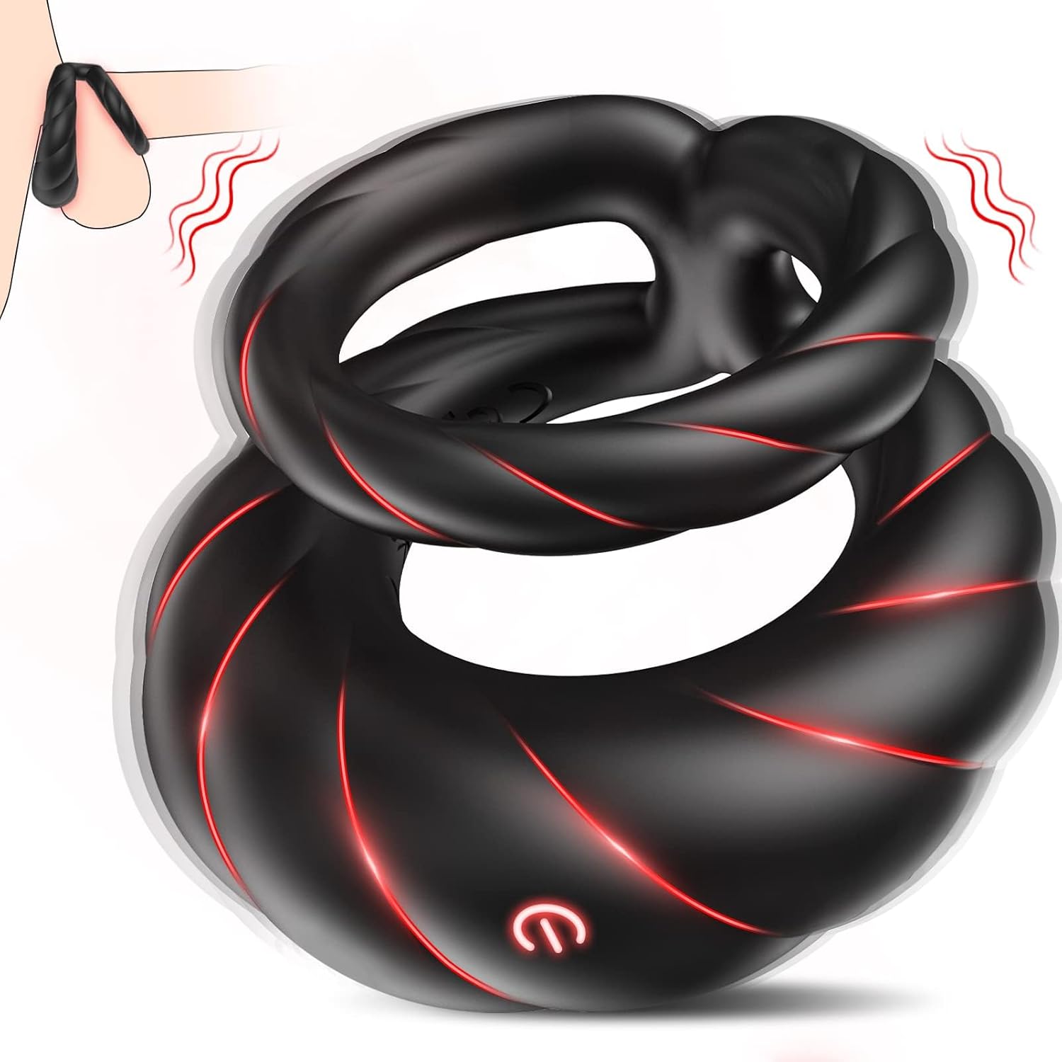 10 Vibrations Couples Sex Toys Vibrating Cock Ring Sex Toys for Men - propinkup 10 Vibrations Couples Sex Toys Vibrating Cock Ring Sex Toys for Men - propinkup