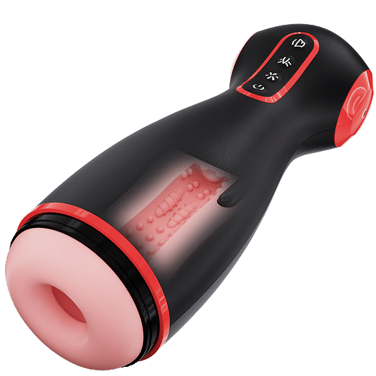 10 Vibration Masturbation Cup with 7 Sucking & 7 Squeezing Modes Vibrating Masturbator With Voice