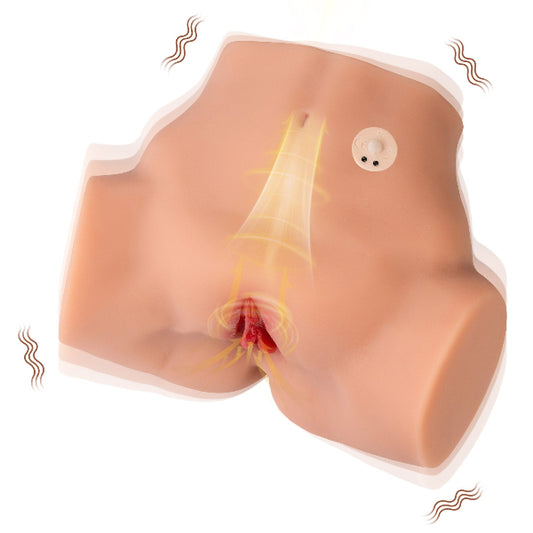 Automatic Sex Doll 3 Speeds 7 Frequency Vibration Realistic Butt Dual Channel Stroker 【US Stock Available Only】