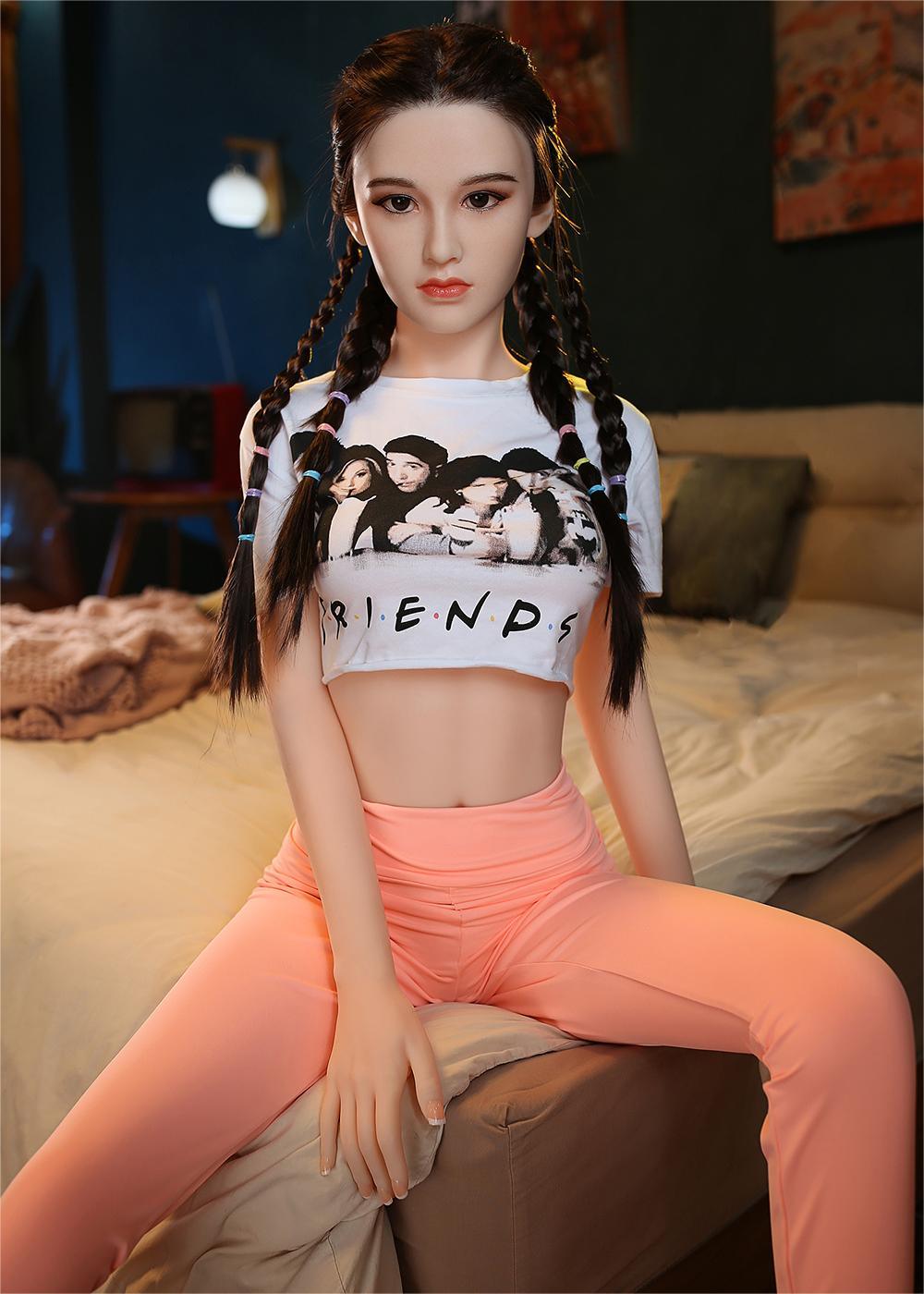 63IN 63.9LB Lovely Girl Doll With Brown Hair With Pink Nipples - propinkup 63IN 63.9LB Lovely Girl Doll With Brown Hair With Pink Nipples - propinkup