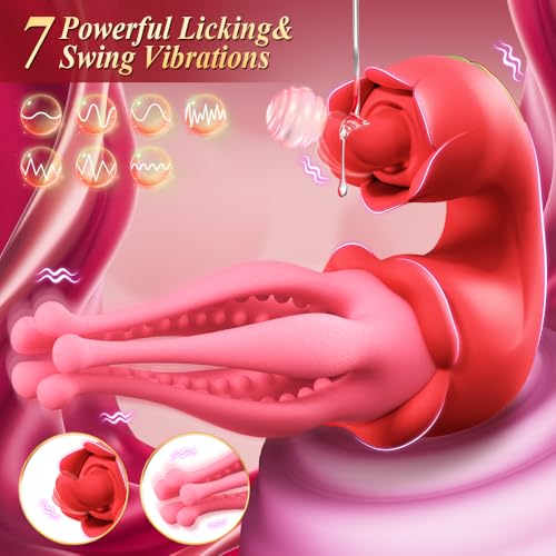 3 in 1 Thrusting Octopus Vibrator Nipple Clitoral Stimulator 7 Licking & Anal Vibrating Stimulator