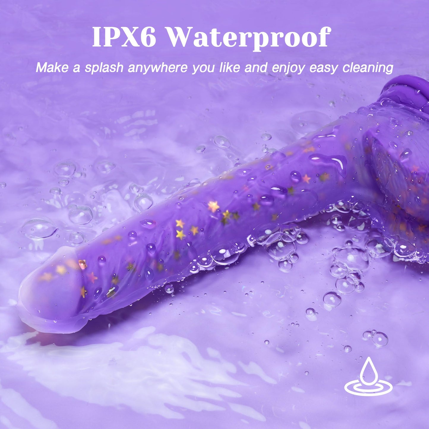5 Thrusting Swinging & 7 Vibration Modes 9.25" Realistic G-Spot Stimulator Heating Dildo Vibrator