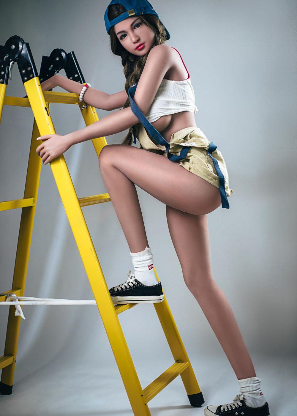 62.2IN 66.1LB Sex Doll Light Brown Skin Black Eyes With Long Brown Hair Male Masturbator - propinkup 62.2IN 66.1LB Sex Doll Light Brown Skin Black Eyes With Long Brown Hair Male Masturbator - propinkup