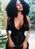 62.2IN 72.8LB Sex Doll With Black Curly Hair Light Brown Nipples Masturbator - propinkup 62.2IN 72.8LB Sex Doll With Black Curly Hair Light Brown Nipples Masturbator - propinkup