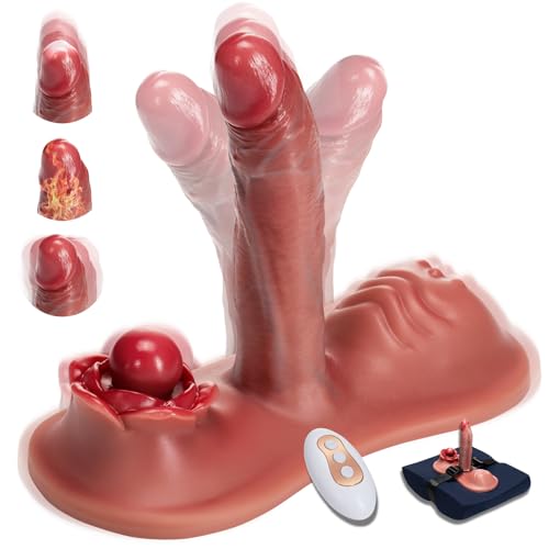 7 Thrusting & 10 Vibrating Modes Heating Dildo Vibrator Women Wearable Sex Toy Remote Control Vibrator