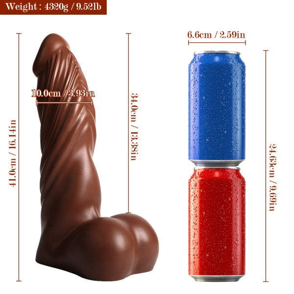 Huge Monster Dildo 16" Thick Fantasy Dildos with Suction Cup Anal Sex Toy 【US Stock Available Only】