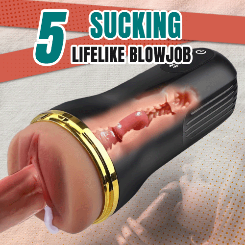 Gunner-10 Vibrating & Sucking Modes,Deep Throat Pleasure Training,Automatic Male Stroker