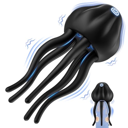 Jellyfish Male Masturbator Stroker Penis Wrapping Tentacle Male Vibrator