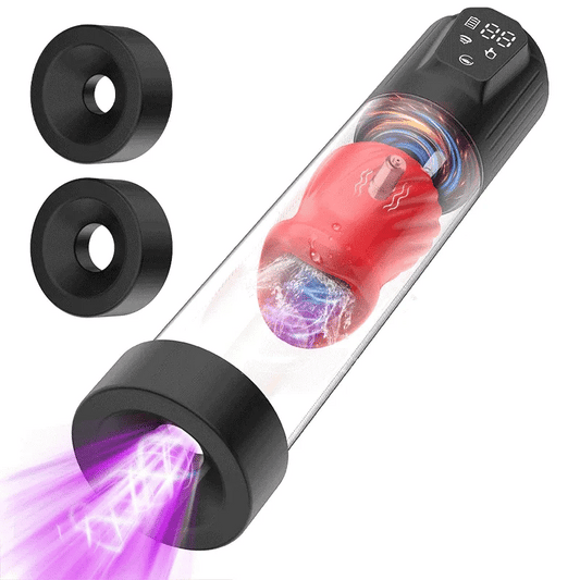 LAGOON in 1 Penis Pump Vacuum Vibration Sucking Male Masturbation