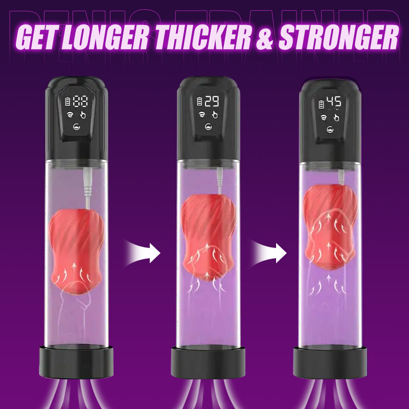 LAGOON in 1 Penis Pump Vacuum Vibration Sucking Male Masturbation