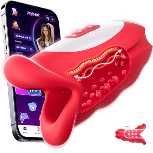 Male Maturbator Sex Toys For Men – Waving Motion Male Sex Toy with Hollow Out Design, 10 Waving & Vibrating In 3 Motors for 360° Blowjob Stroker Vibrator, App Control Adult Sex Toy for Gay Men