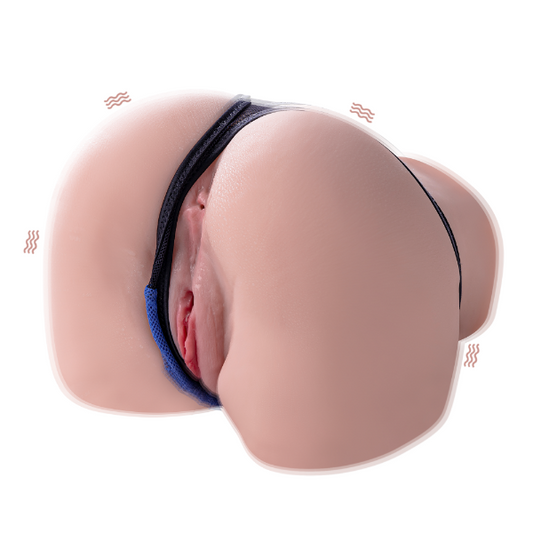 Olga Butt Automatic Sex Doll 7.9lb Realistic Ass 10 Frequency Vibration Dual Channel Butt - propinkup