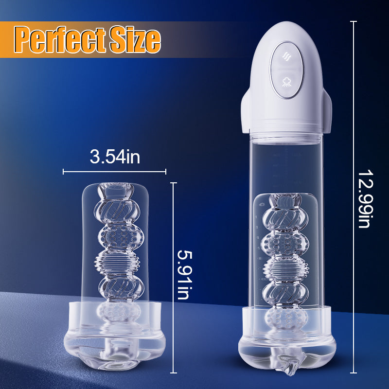 Penis Training Pump Male Sex Toy New Arrivals 3 Suctions 6 Vibrations Lifelike Feeling Long-Lasting Pleasure Penis pumps