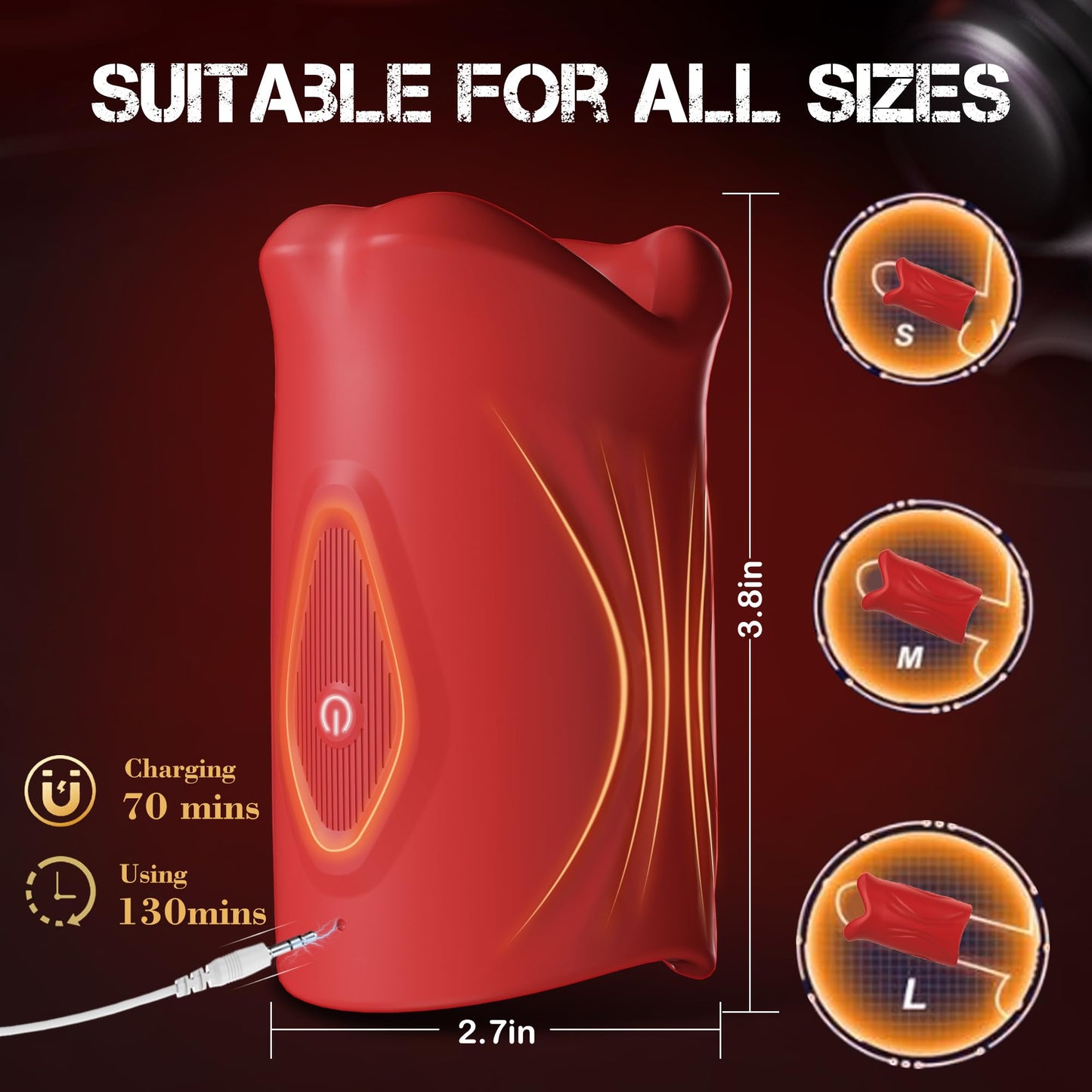 Penis Vibrator Open-Ended Penis Training Vibrator with APP Control & 9 Vibrations  Men Sex Toy Blowjob Machine Penis Extender