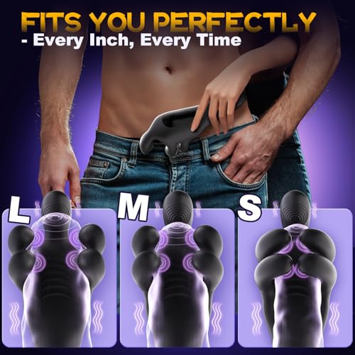 Tentacle Penis Vibrator Stroker with 10 Clamping & 10 Vibrating Modes for 360° Blowjob Training Wrap Male Sex Toys for Men Masturbators