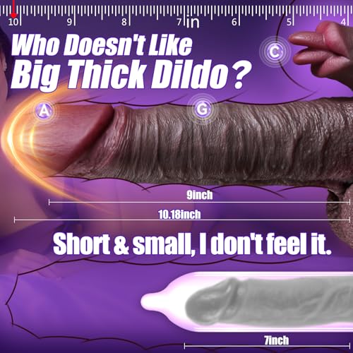 Thrusting Dildo Vibrator Huge Black Dildos Women Sex Toy with 7 Thrusting 10 Vibrating Modes for Clitoral Anal Juguetes Sexuales