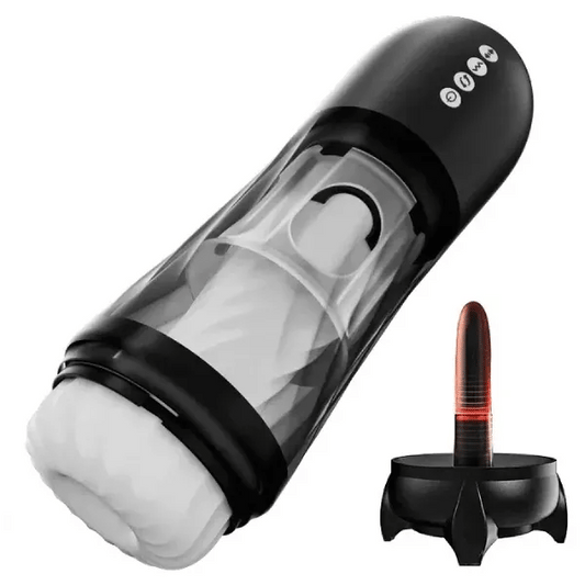 3 Rotation 5 Thrusting Modes Heating Ultra High Speed Male Masturbator Twisting Thrusting Vibrating