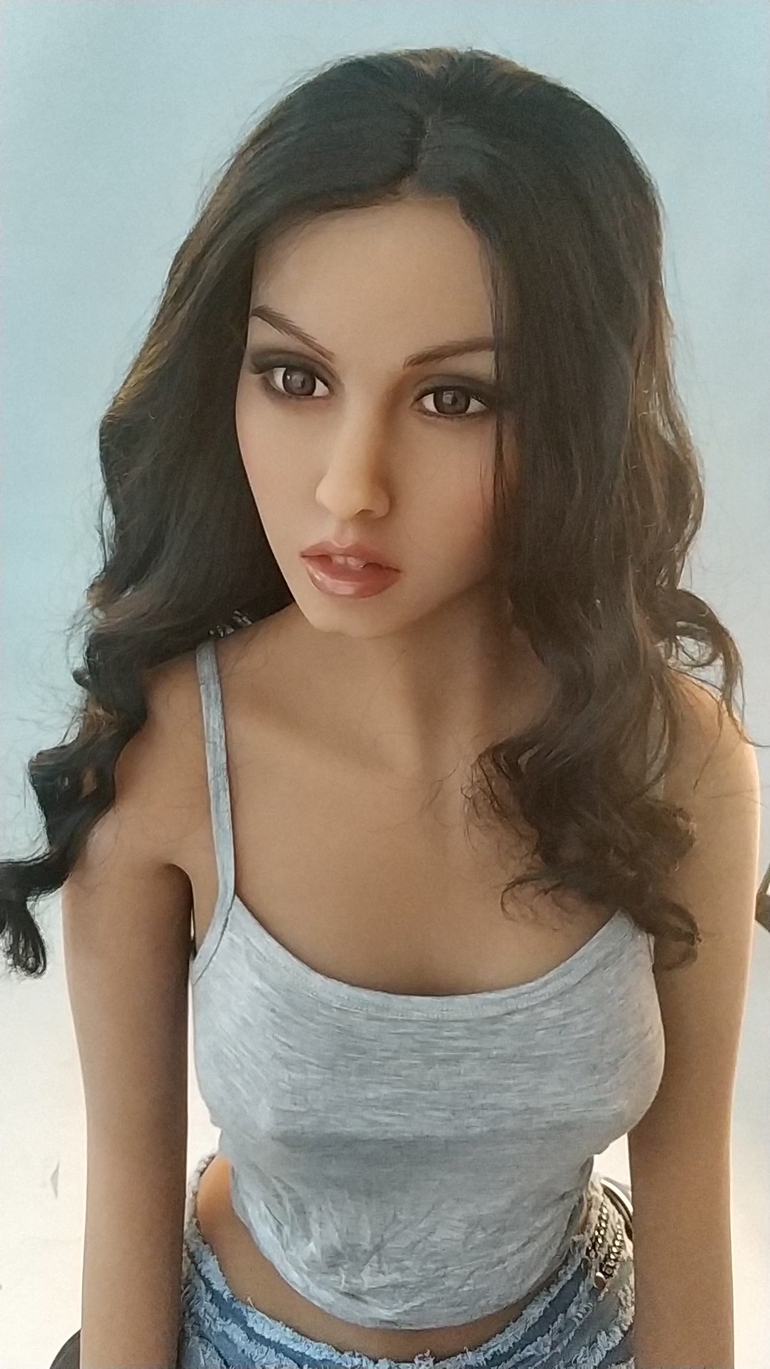 61.8IN 61.7LB Sex Doll Wheat-colored Skin With Brown Eyes Love Doll【US Stock Available ONLY】 61.8IN 61.7LB Sex Doll Wheat-colored Skin With Brown Eyes Love Doll【US Stock Available ONLY】