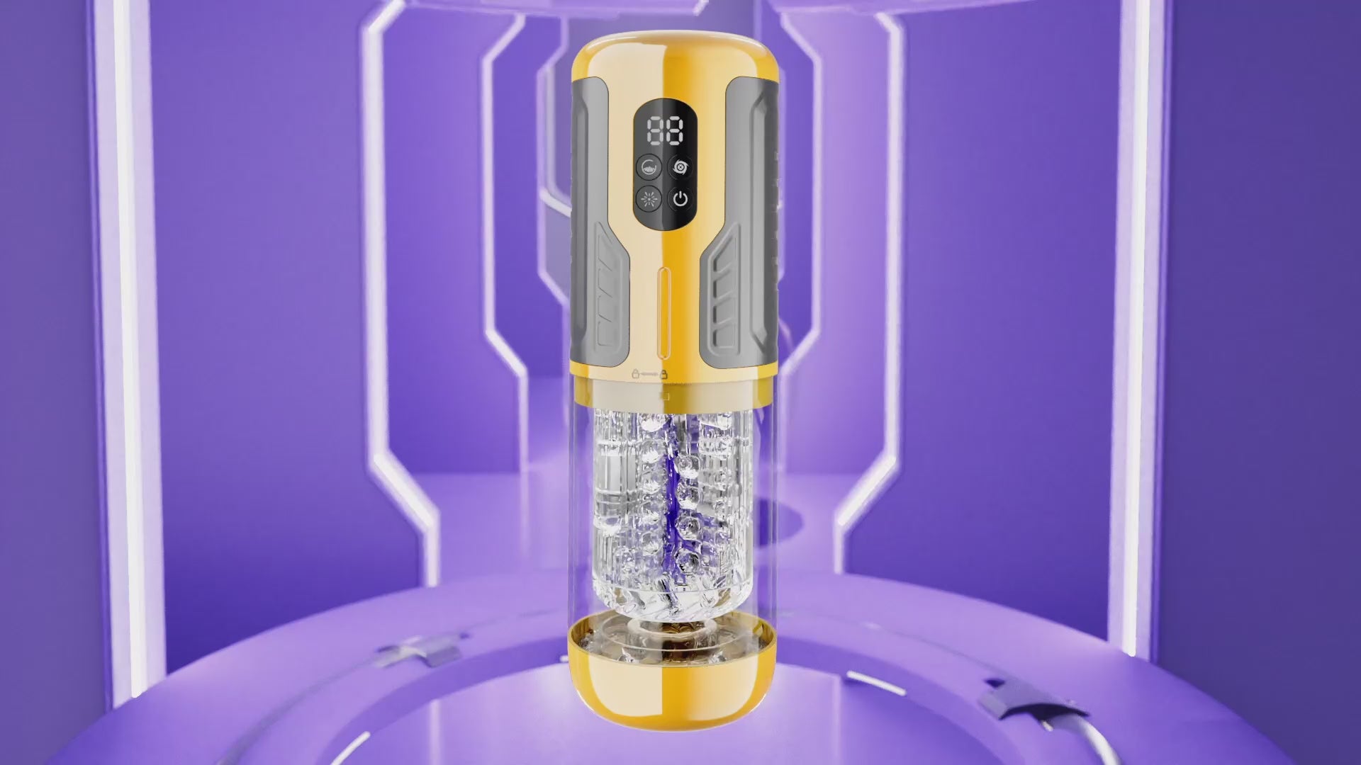 Zesty -Dual Stimulation Vibrating Thrusting & Rotating Automatic Male Masturbator Zesty -Dual Stimulation Vibrating Thrusting & Rotating Automatic Male Masturbator