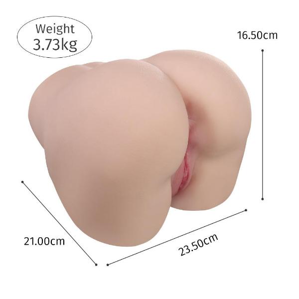 Propinkup Realistic Sex Doll | 8.22lb Lifelike Butt Tess's Ass Dual Channel Male Masturbator - propinkup