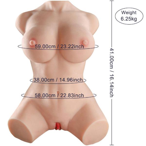 Propinkup Realistic Sex Doll | 13.77lb Merida Dual Channel Male Lifelike 3D Pussy Toys - propinkup