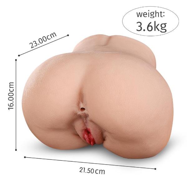Propinkup Realistic Sex Doll | 7.93lb Olga Ass Dual Channel Male Masturbation Toy Lifelike Butt - propinkup