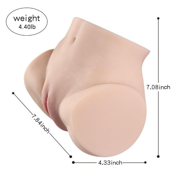 4.4lb Realistic Sex Doll | Vicky Ass Dual Channels Male Masturbation Toy Lifelike Butt - propinkup