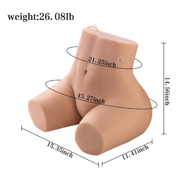 Propinkup Sex Doll 26lb Sucking Vibration lifelike Skin 1:1 Scaled Phoebe Butt Automatical - propinkup