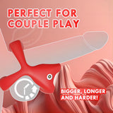 Vibrating Cock Ring Penis Vibrator for Man & Couple App Remote Control