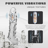 Penisring-Extender, wiederverwendbare Penishülle mit Vibrator 