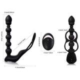 10 Vibration Modes Remote Control Heating Prostate Massager