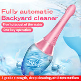 Electric Portable Anal Cleaner with 3 Speeds & 7 Vibration Modes Automatic Enema Douche