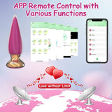 App- und ferngesteuertes Anal-Po-Vibrator-Prostata-Massagegerät 