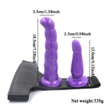 Double Ended Strap On Dildo for Lesbian Couples
