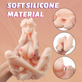 Propinkup Rose Realistic Sex Doll with Lifelike Vagina Liquid Silicone Pocket Pussy for Men
