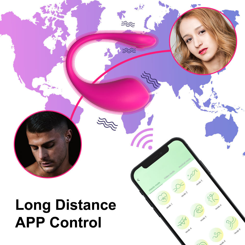 Long-distance App Controlled Wearable Bullet Vibrator