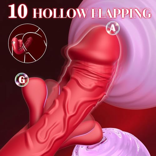 10 Flapping & Vibrating & Licking Biting Modes Tongue Toy for Women Clitoral Nipples Sex Sucking Clit Vibrator