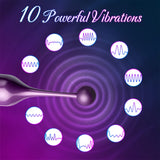 10 Powerful Vibrations Clitoral Vibrator Sex Stimulator Toy Precision Targeted Nipple Clip Mini Anal Clit Bullet Vibrator