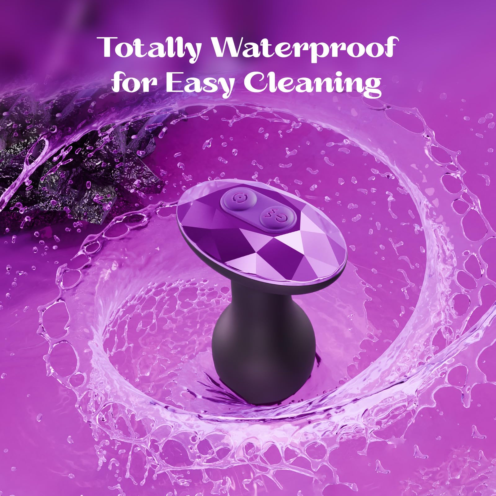 10 Rotating & Vibration Modes Butt Plug Prostate Massager Anal Vibrator Adult Sex Toys