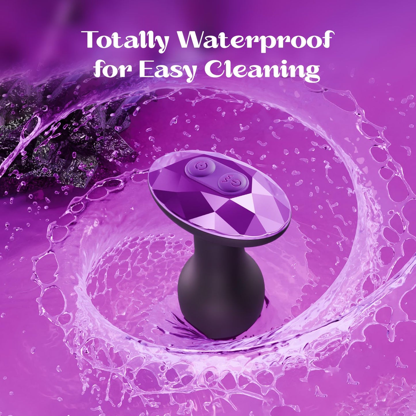 10 Rotating & Vibration Modes Butt Plug Prostate Massager Anal Vibrator Adult Sex Toys