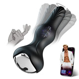 APP Controlled 10 Rotation & Vibration Modes Silicone Butt Plug Anal Toy Prostate Massager Anal Plug