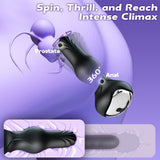 APP Controlled 10 Rotation & Vibration Modes Silicone Butt Plug Anal Toy Prostate Massager Anal Plug
