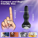 APP Controlled 10 Rotation & Vibration Modes Silicone Butt Plug Anal Toy Prostate Massager Anal Plug