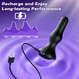APP Controlled 10 Rotation & Vibration Modes Silicone Butt Plug Anal Toy Prostate Massager Anal Plug