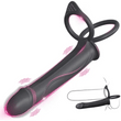 10 Vibrating Anal Dildo Virator Multi-Purpose Pleasure Double Strap-On Dildo Couple Toy
