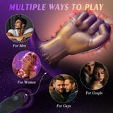 10 Vibrating Modes 5.6" Vibrating Butt Plug Realistic Fist Dildo Large Butt Plug Hand Dildo