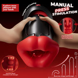 10 Vibrating Modes APP Control Squeezable Male Masturbator Pocket Pussy Blowjob Machineine