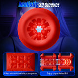 10 Vibrating Modes Blowjob Sex Machine Stroker for Penis Training Stimulation Increase Endurance