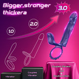 10 Vibrating Penis Sleeve Male Dildo Vibrators Clitoral Stimulator APP Couples G Spot Adult Toy for Men Couple Women