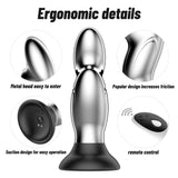 10 Vibrating Remote Control Anal Vibrator with Suction Base